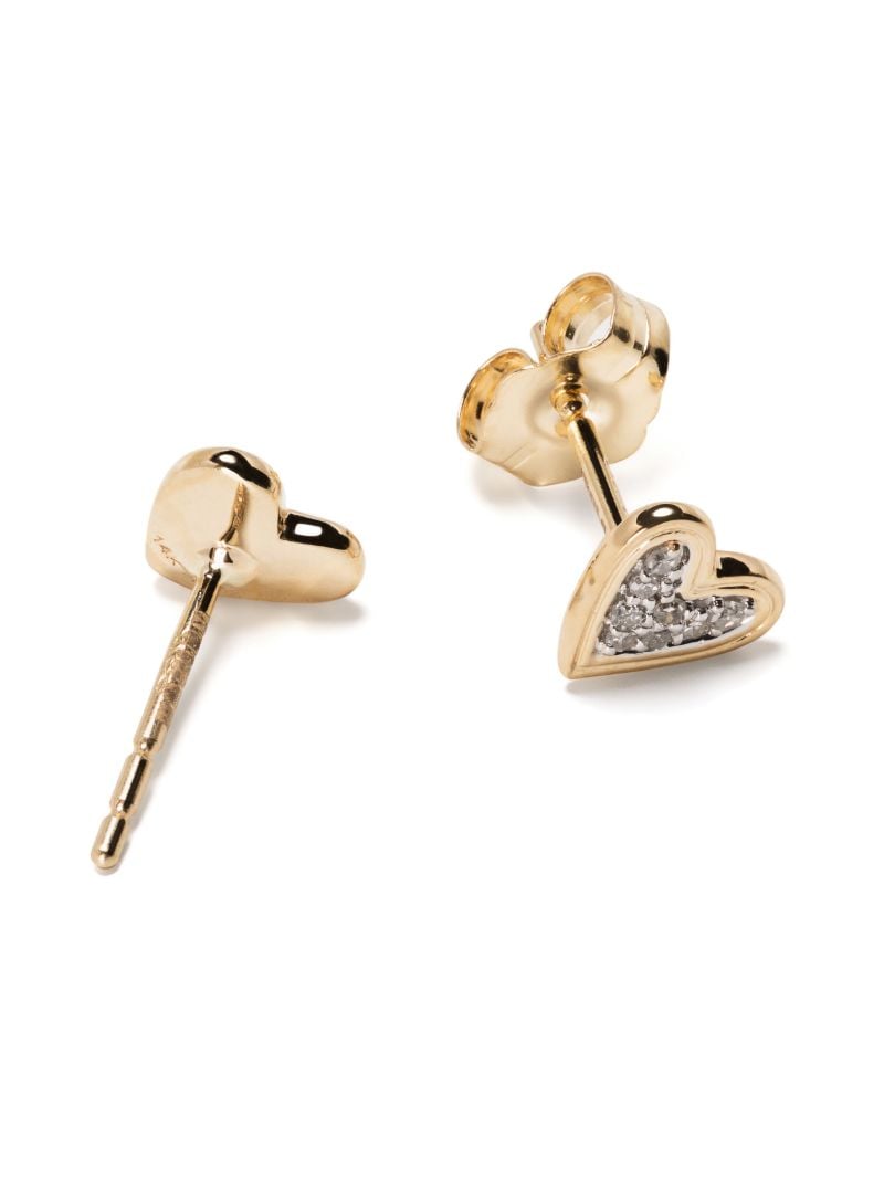 14k Yellow Gold Make Your Move Diamond Stud Earrings