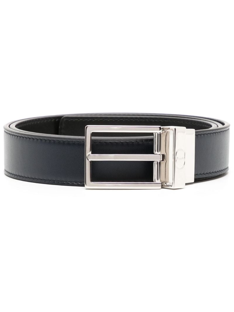 Black Reversible Leather Belt