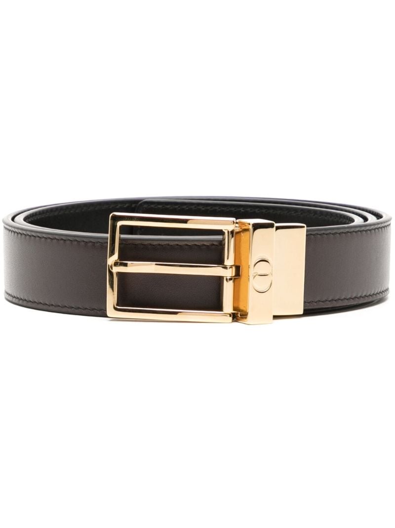 Brown Reversible Leather Belt