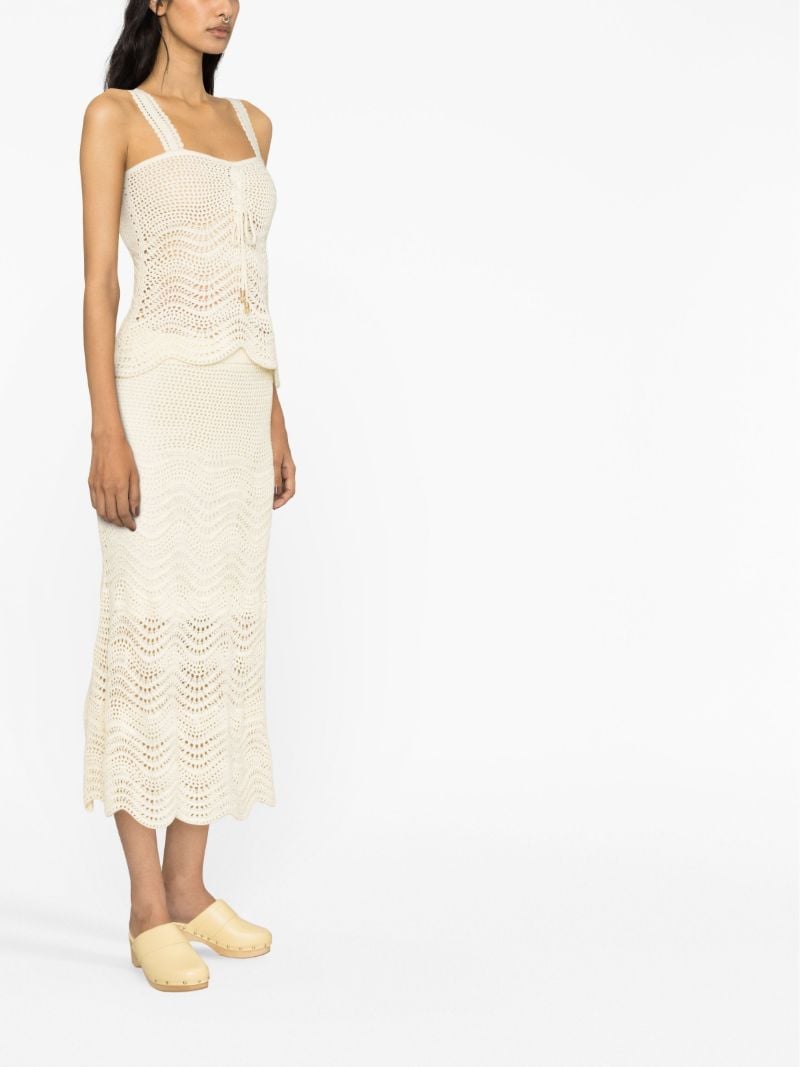 Neutral Devi Cotton Knitted Top