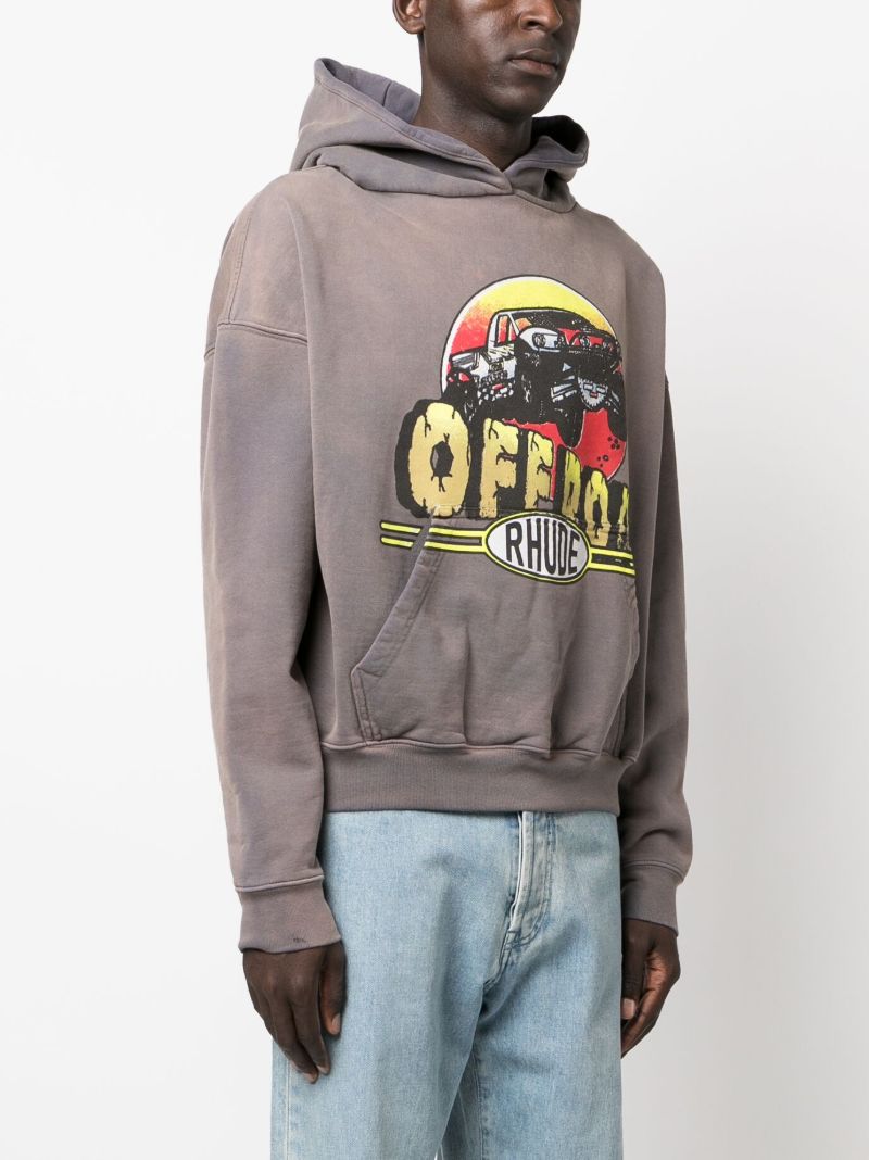 Grey Cotton Hoodie