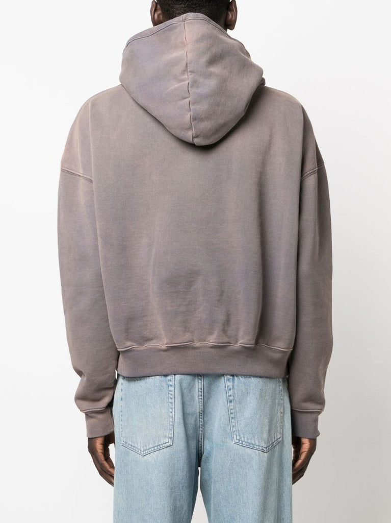 Grey Cotton Hoodie