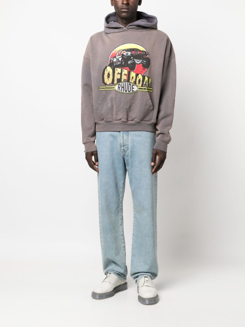 Grey Cotton Hoodie