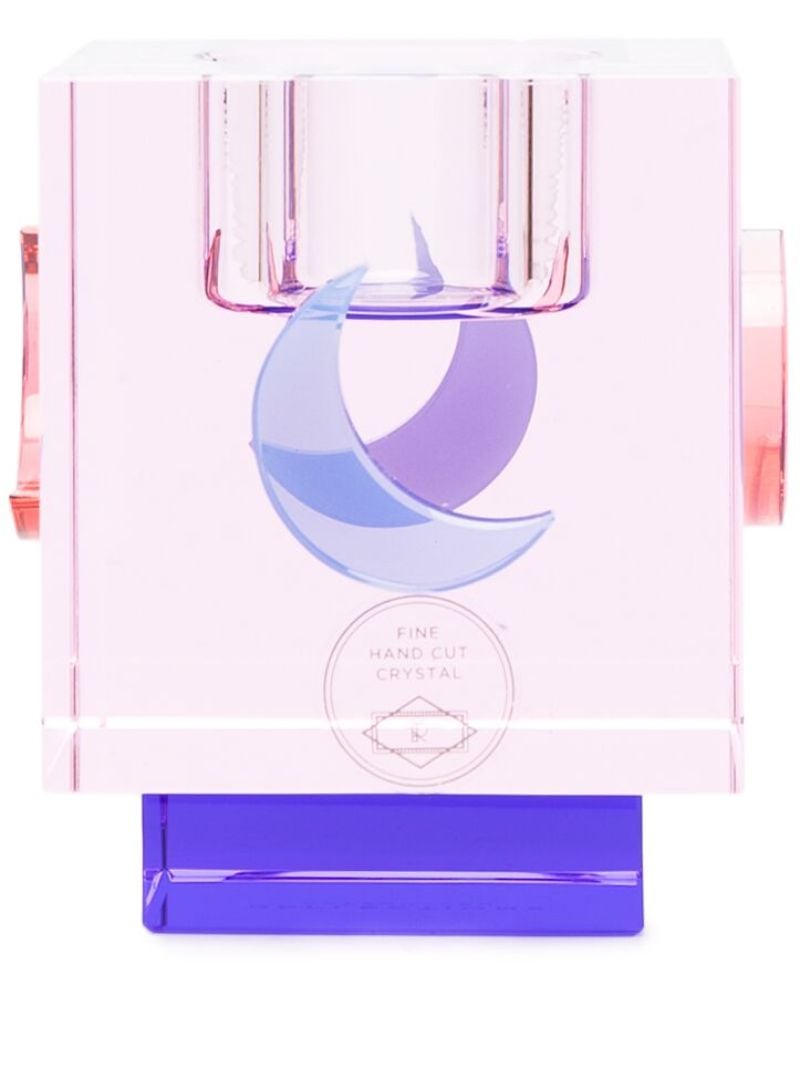 Multicolour Lea Moon Tealight Holder