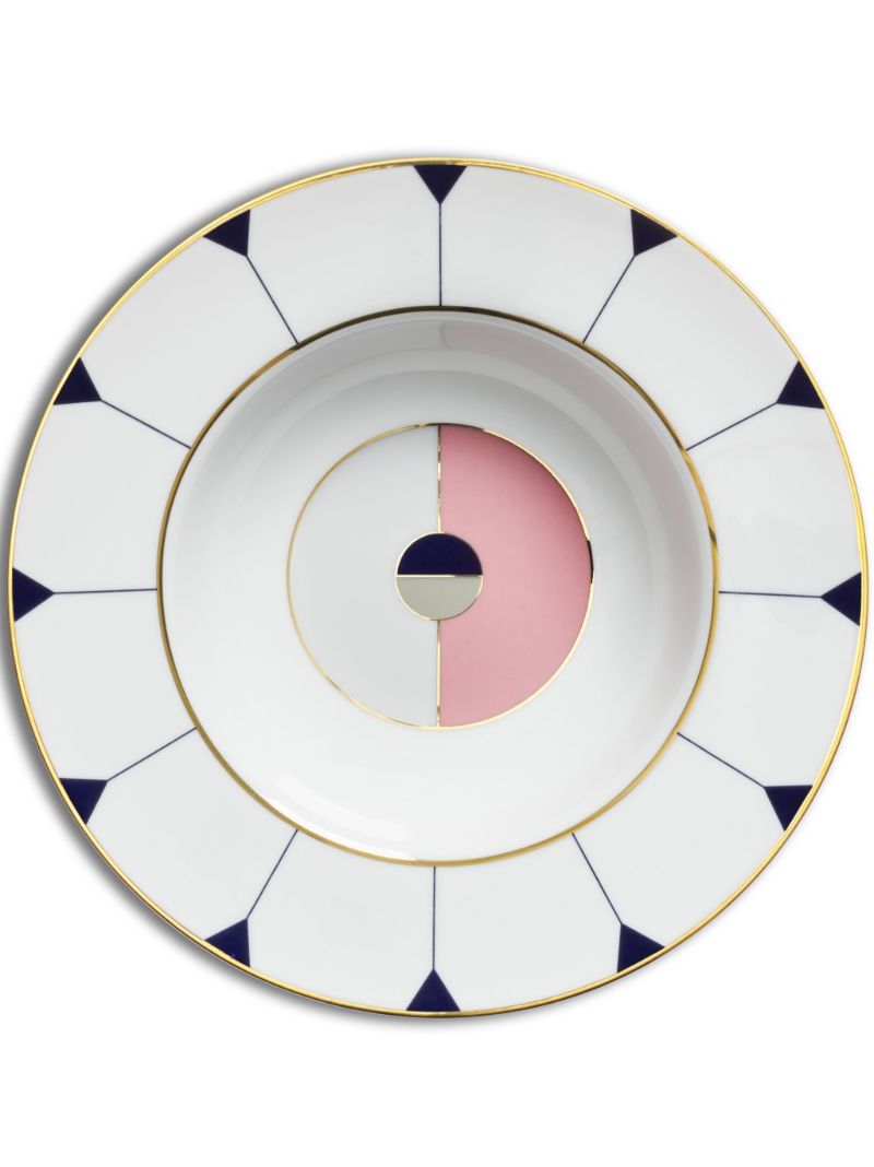 White Ortiga Pasta Bowl Set
