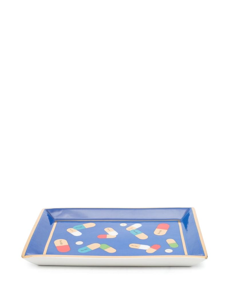 Blue Full Dose Porcelain Tray