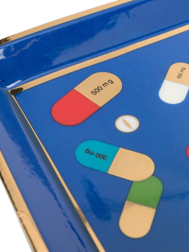 Blue Full Dose Porcelain Tray