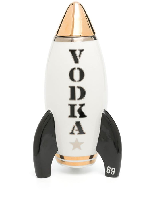 White Rocket Vodka Porcelain Decanter