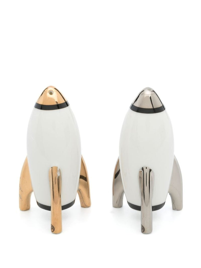 White Apollo Porcelain Salt and Pepper Shakers