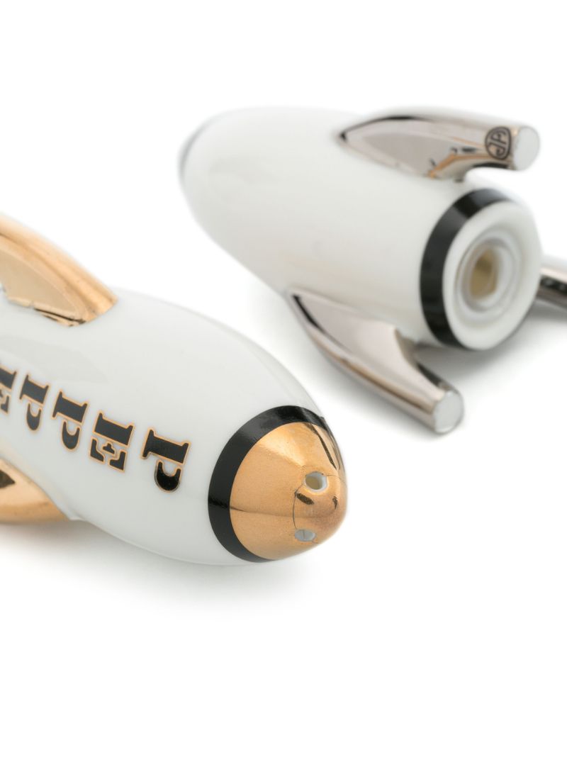 White Apollo Porcelain Salt and Pepper Shakers
