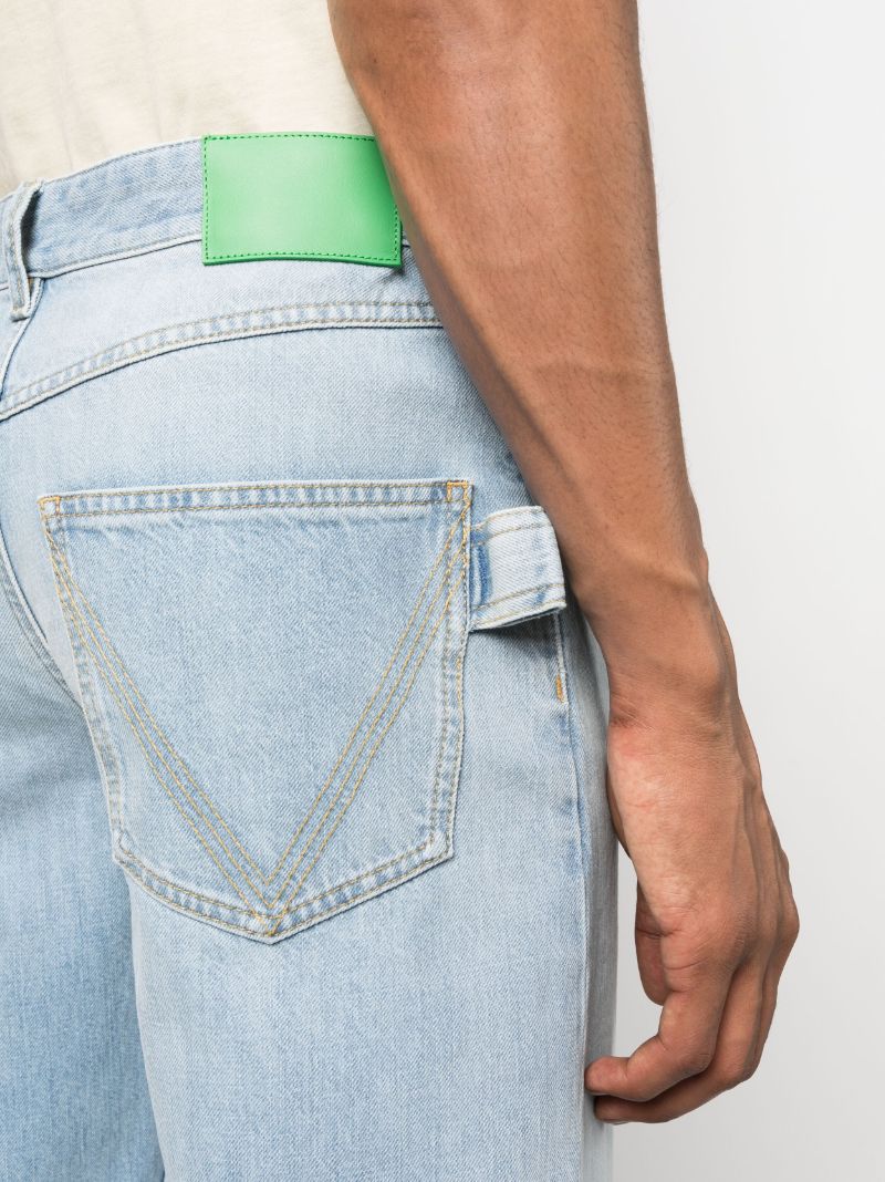 Blue Straight-leg Jeans