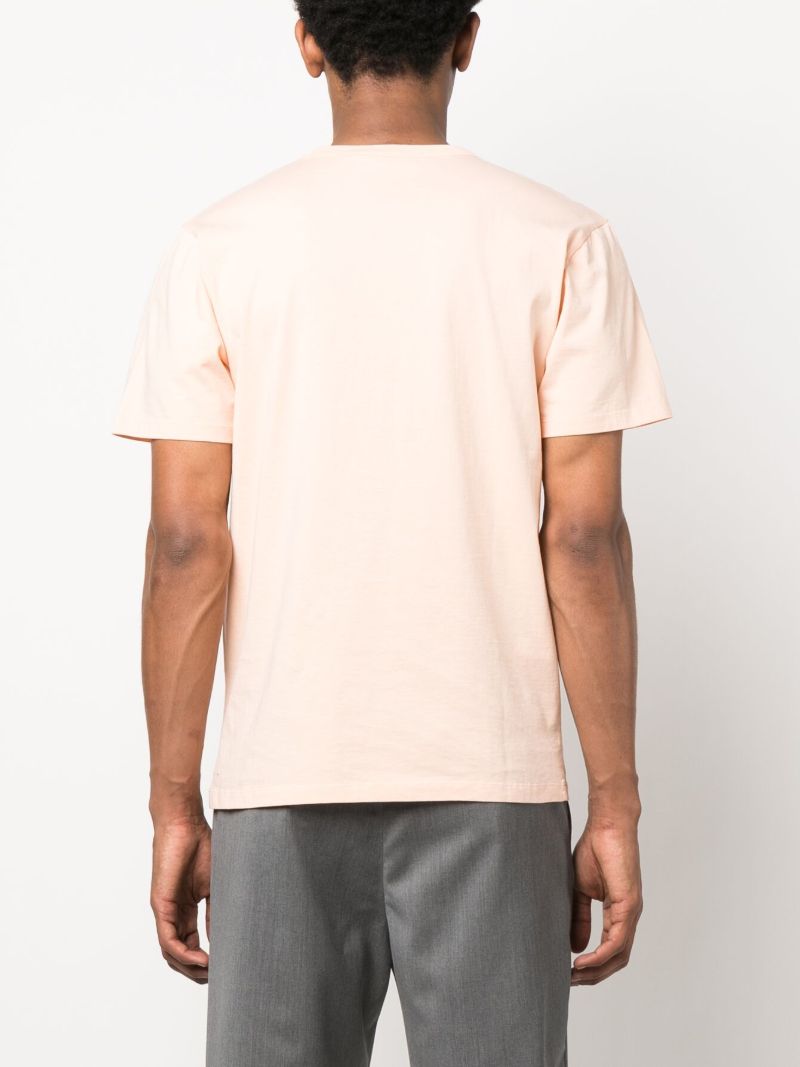 Pink Fox Head Cotton T-shirt
