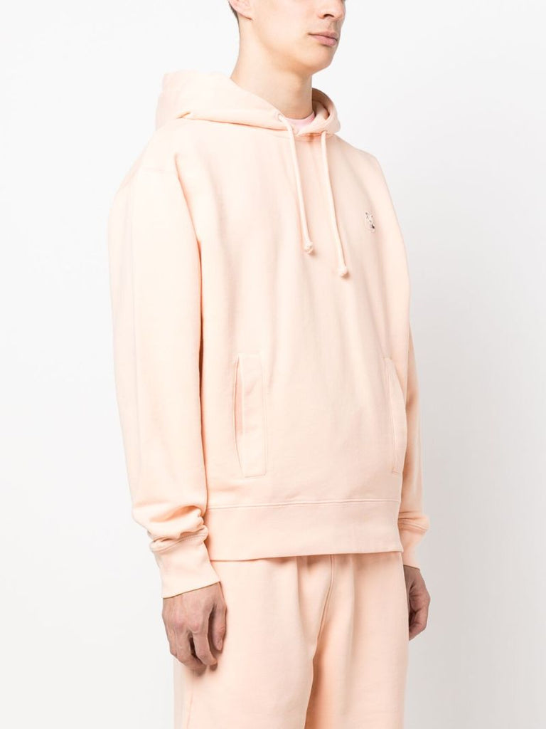 Orange Fox Head Patch Hoodie