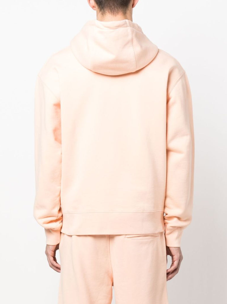 Orange Fox Head Patch Hoodie