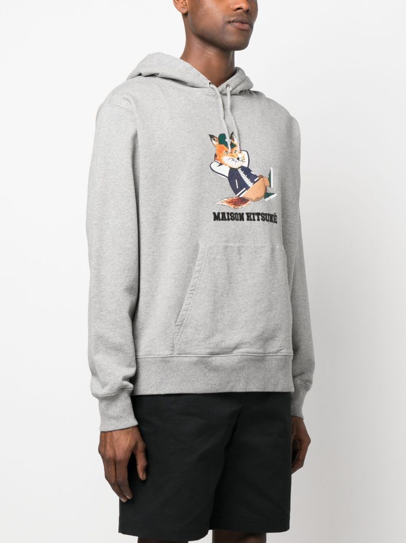 Grey Dressed Fox Relaxed Hoodie