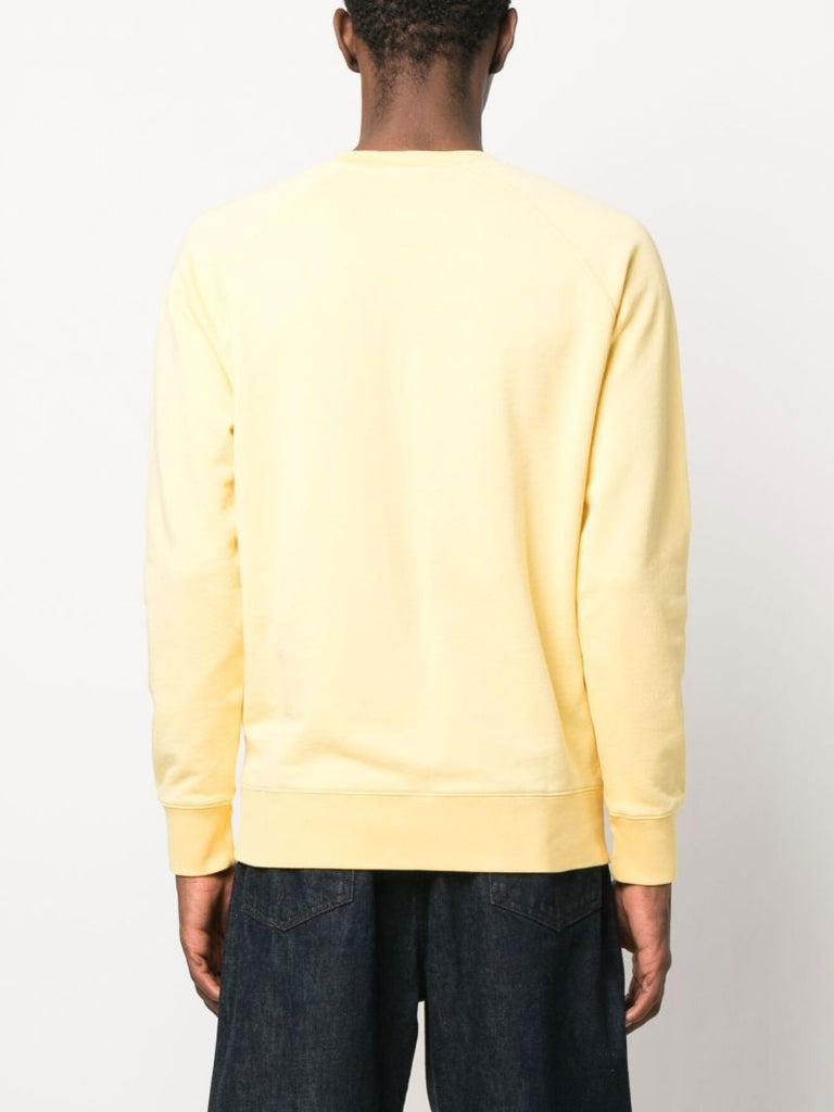 Yellow Fox Patch Cotton Sweatshirt