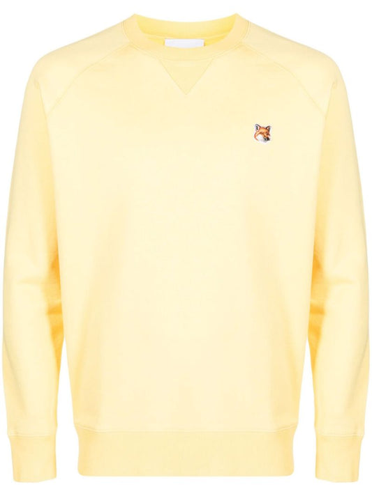 Yellow Fox Patch Cotton Sweatshirt