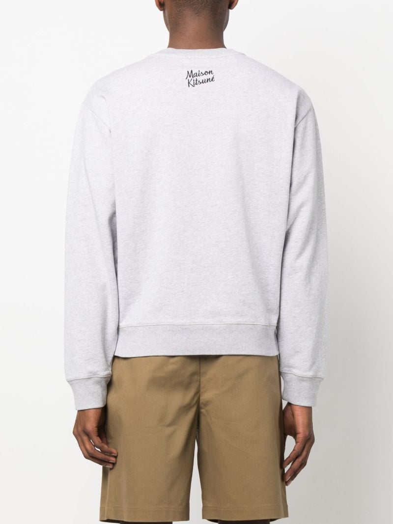 Grey Dressed Fox Cotton Sweatshirt