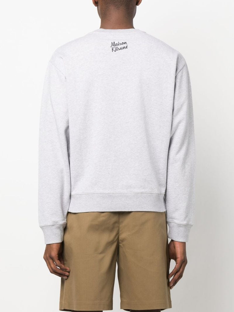 Grey Dressed Fox Cotton Sweatshirt