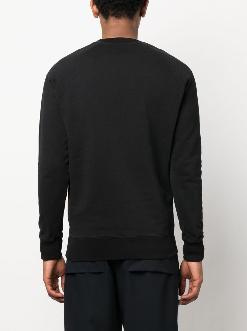 Black Double Fox Head Sweatshirt