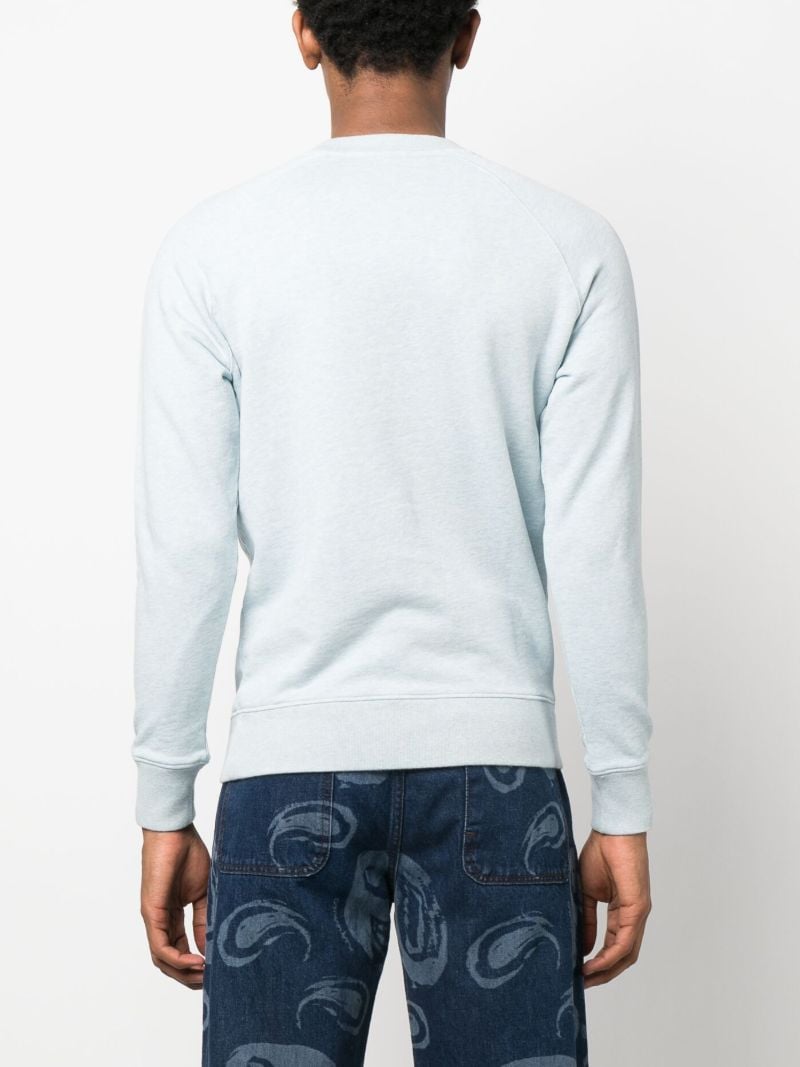 Blue Double Fox Head Sweatshirt