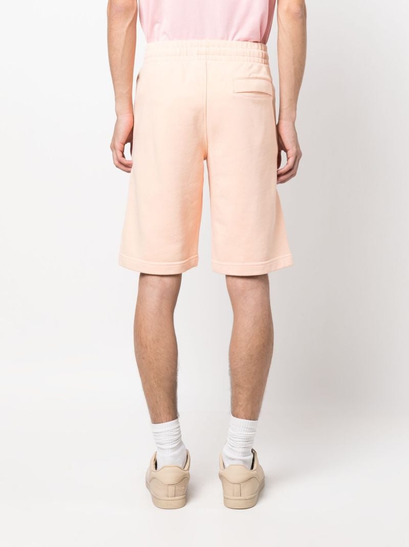 Orange Fox Head Patch Track Shorts