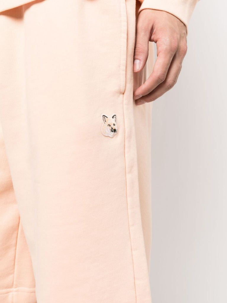 Orange Fox Head Patch Track Shorts