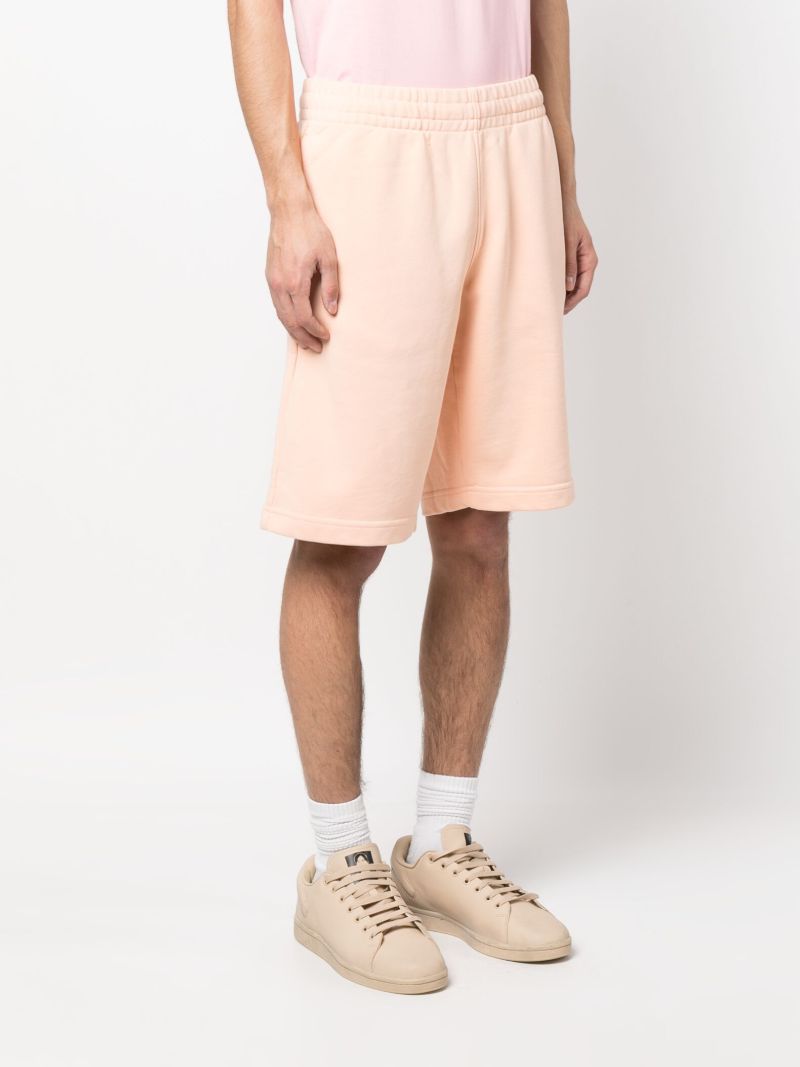 Orange Fox Head Patch Track Shorts