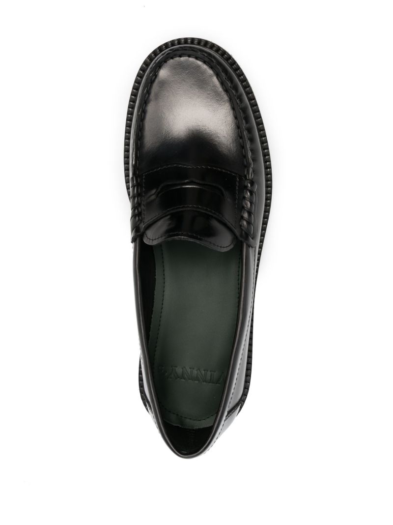 Black Yardee Mocassin Loafers