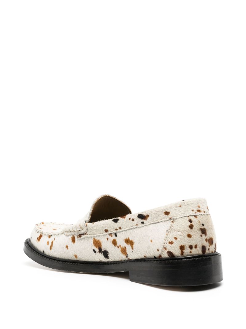 White Yardee Mocassin Loafers