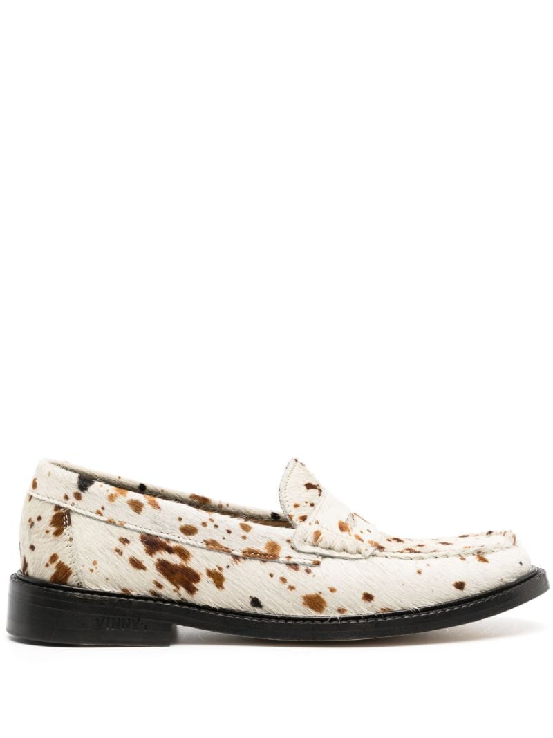 White Yardee Mocassin Loafers