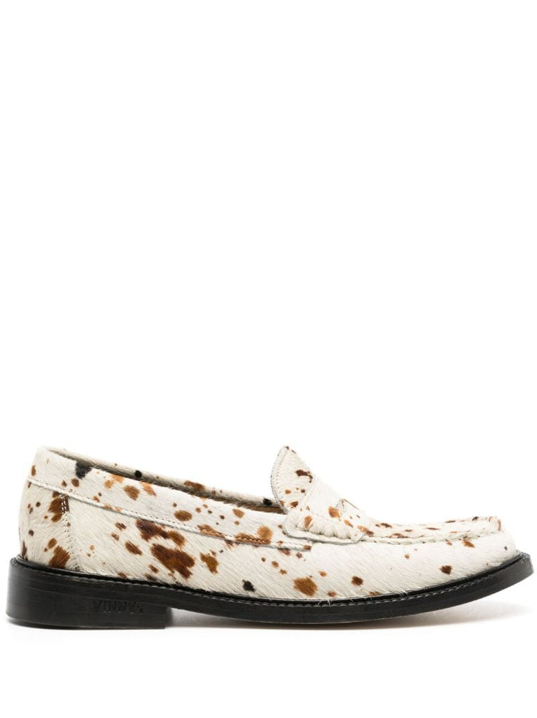 White Yardee Mocassin Loafers