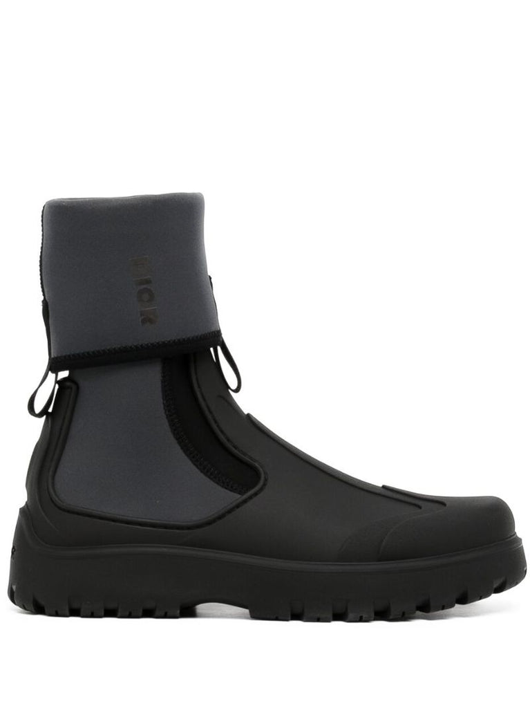 Black Garden Ankle Boots