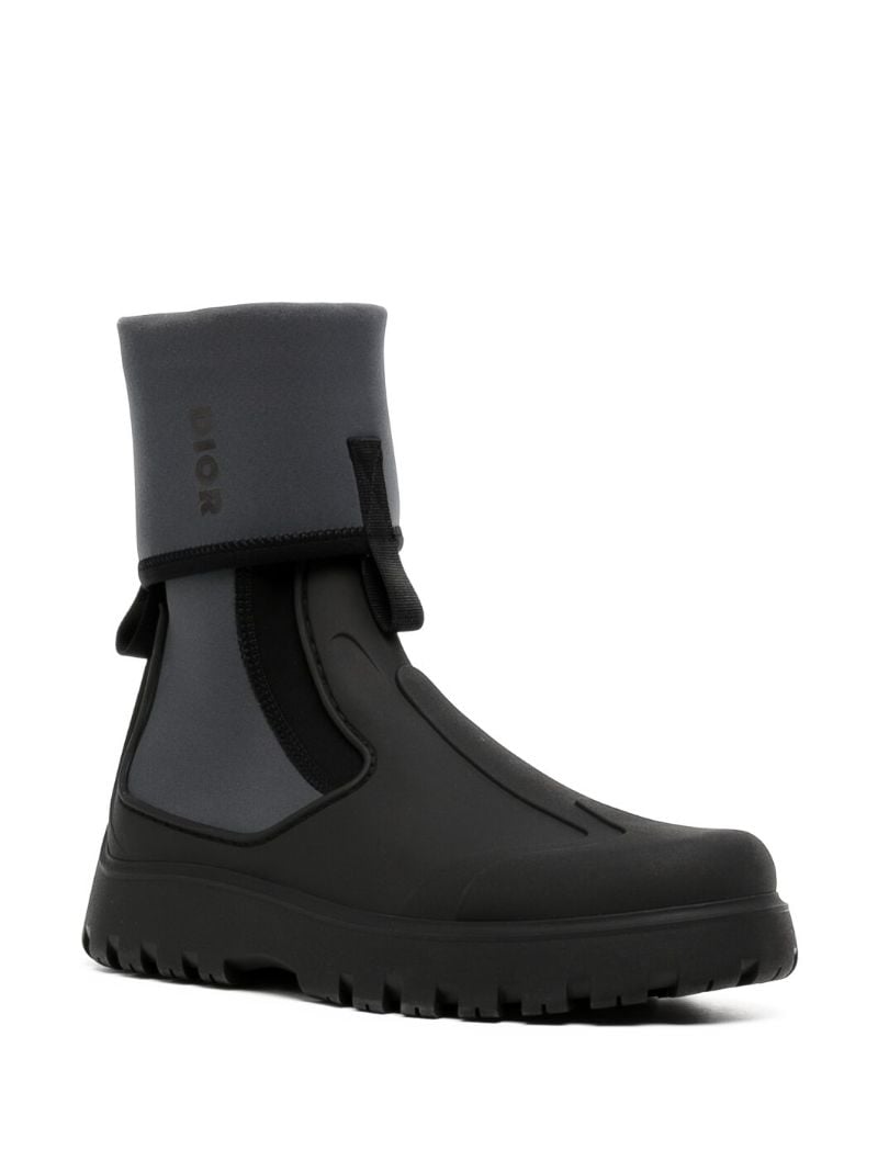 Black Garden Ankle Boots