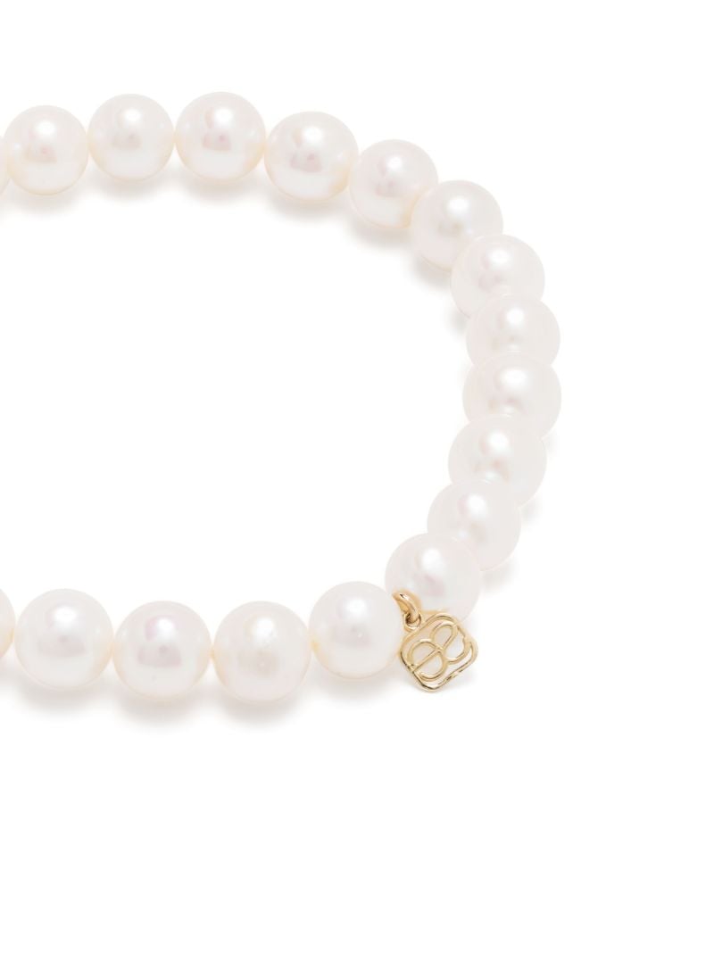 14kt Yellow Gold Marquise Eye Pearl Bracelet