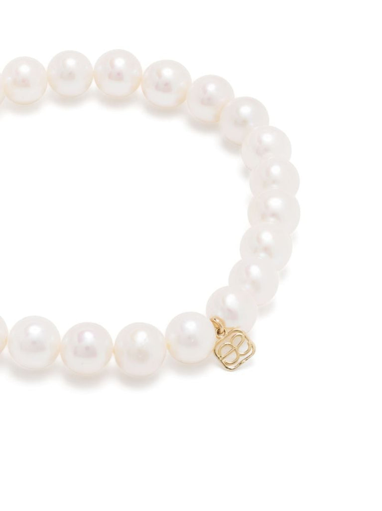 14kt Yellow Gold Marquise Eye Pearl Bracelet