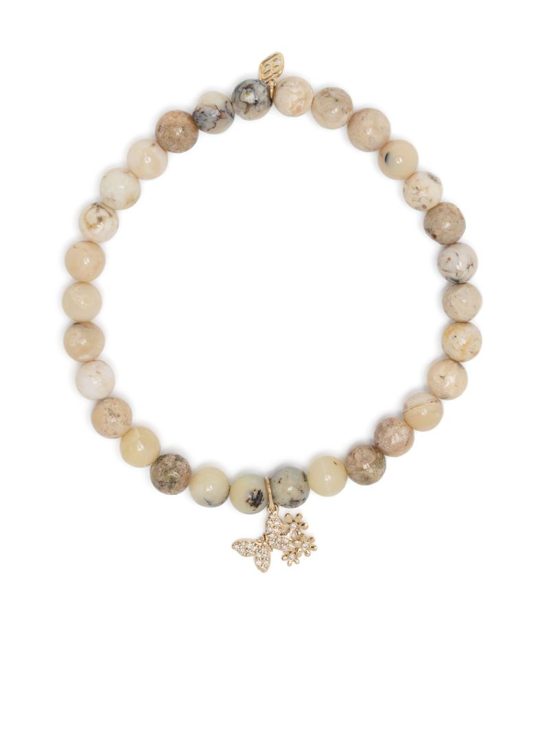 14kt Butterfly Daisy Bracelet