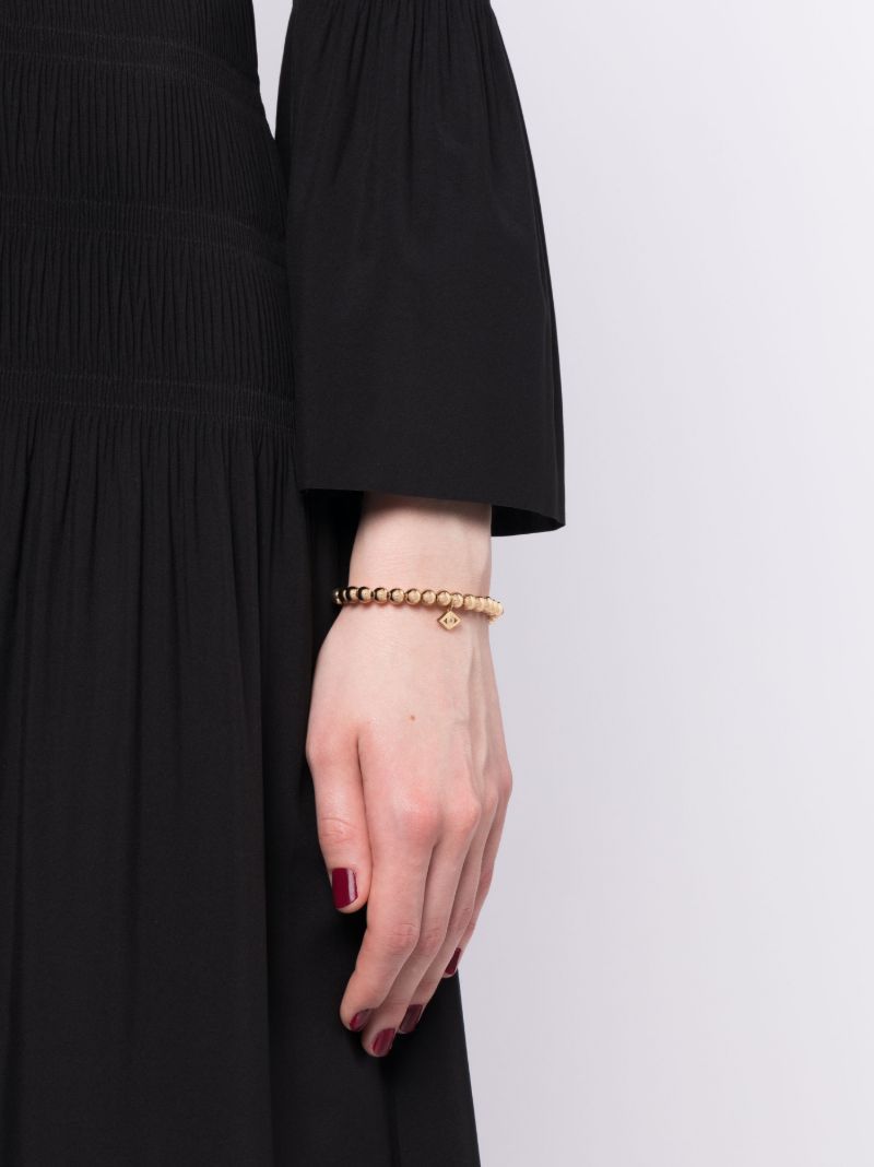 14kt Yellow Gold Evil Eye Bracelet