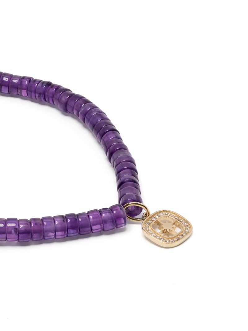 14kt Starburst Amethyst Bracelet