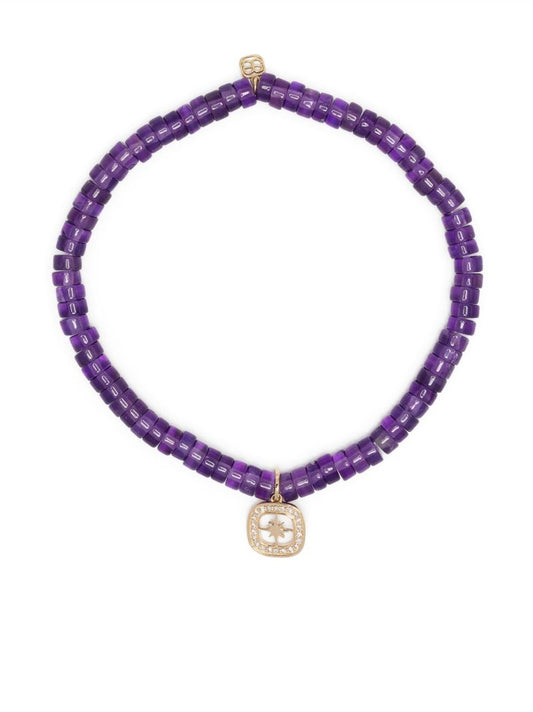 14kt Starburst Amethyst Bracelet