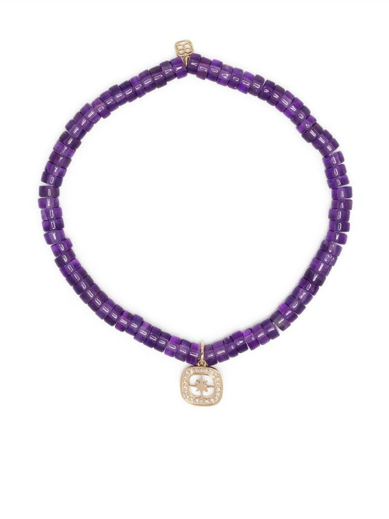 14kt Starburst Amethyst Bracelet