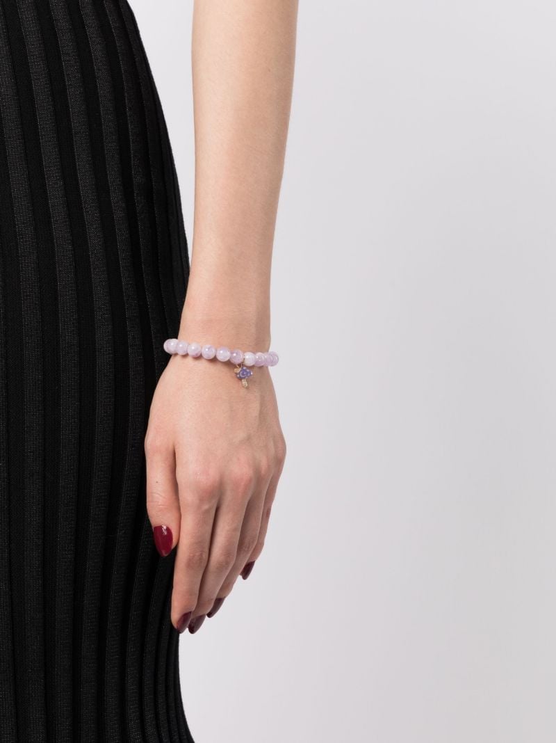 14kt Yellow Gold Celestial Mushroom Amethyst Bracelet
