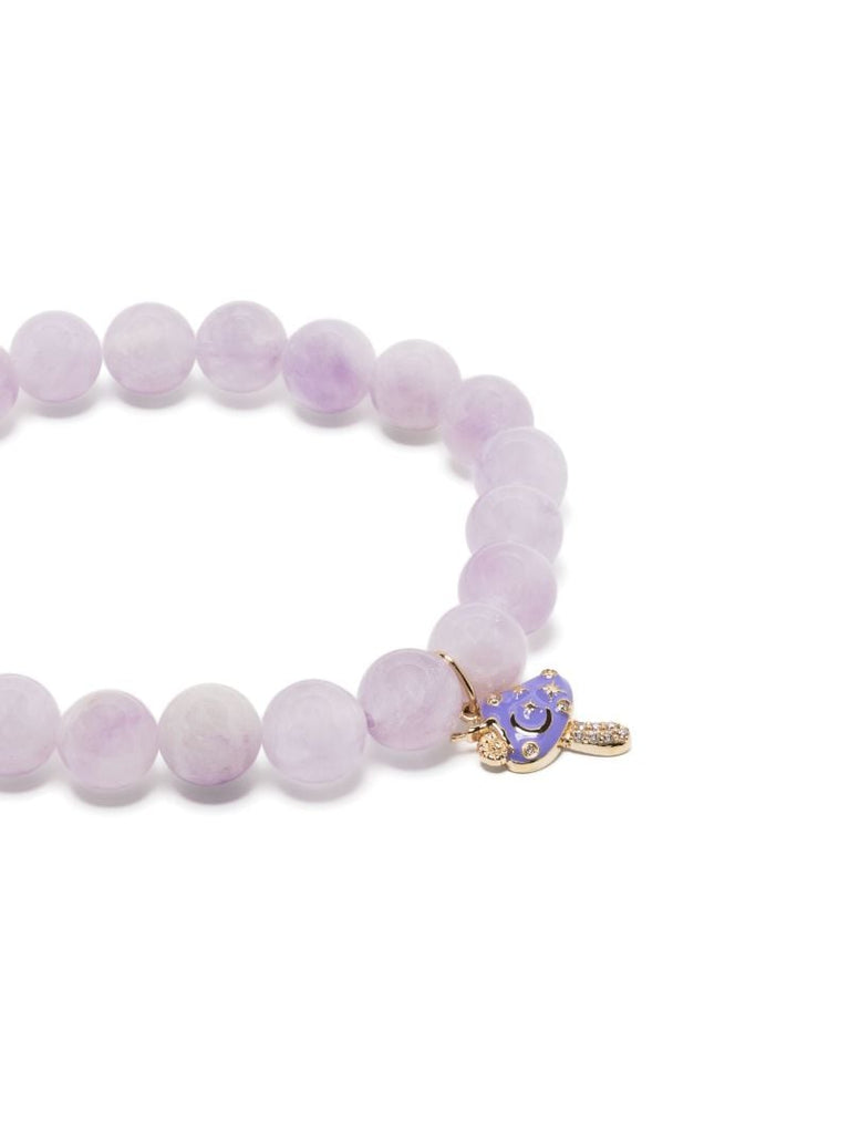 14kt Yellow Gold Celestial Mushroom Amethyst Bracelet