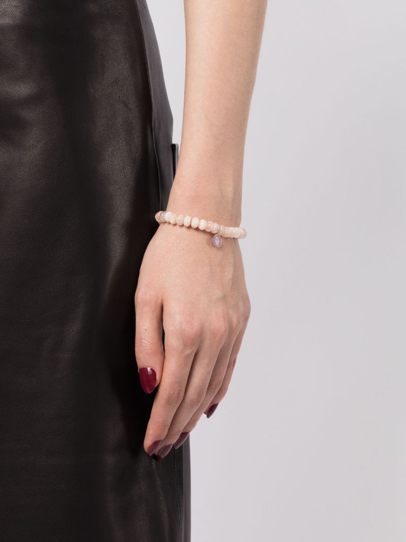 14kt Gold and Diamond Morganite Bracelet