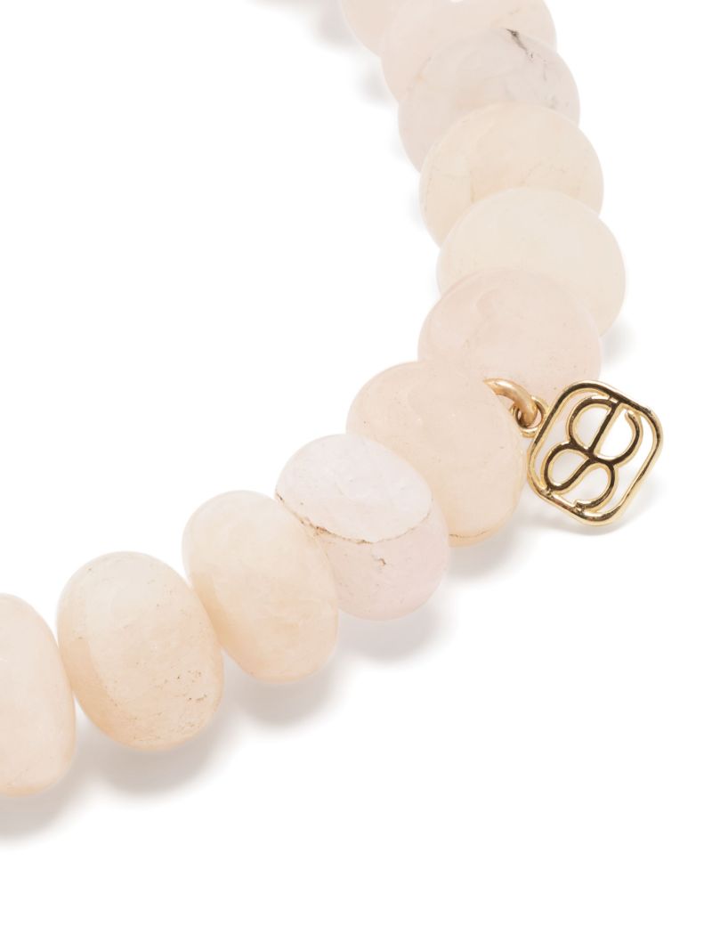 14kt Gold and Diamond Morganite Bracelet