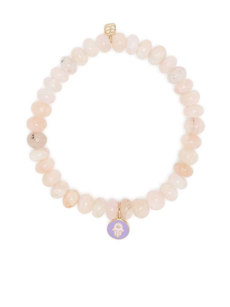 14kt Gold and Diamond Morganite Bracelet