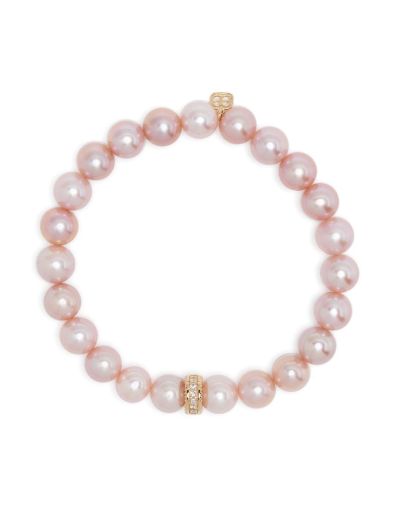 14k Yellow Gold & Diamond Bracelet