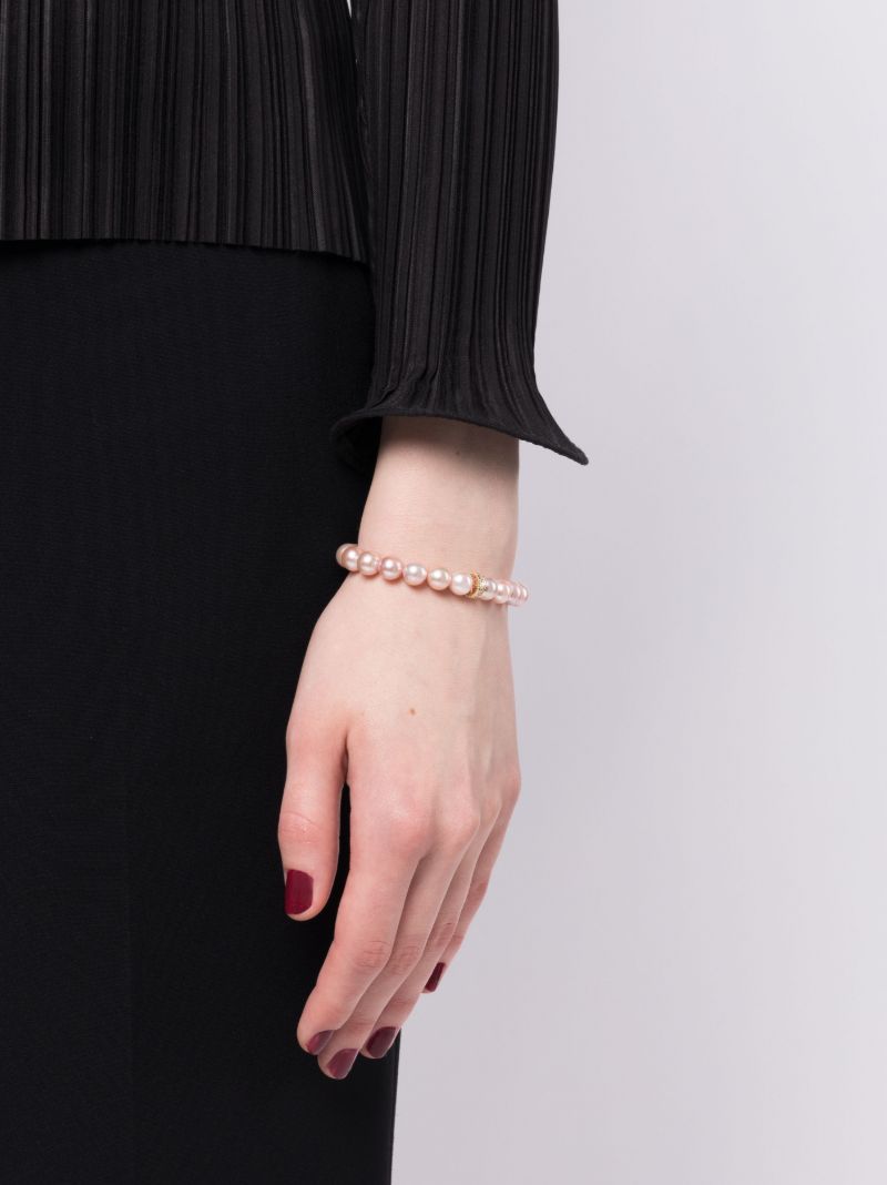 14k Yellow Gold & Diamond Bracelet