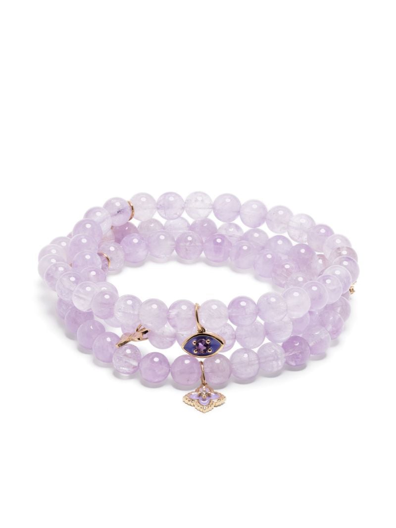 14kt Yellow Gold & Amethyst Wrap Bracelet