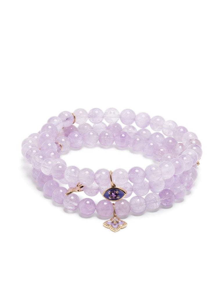 14kt Yellow Gold & Amethyst Wrap Bracelet